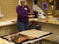 A Mountainous Quilting Design