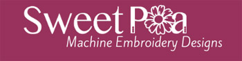 Sweet Pea Machine Embroidery