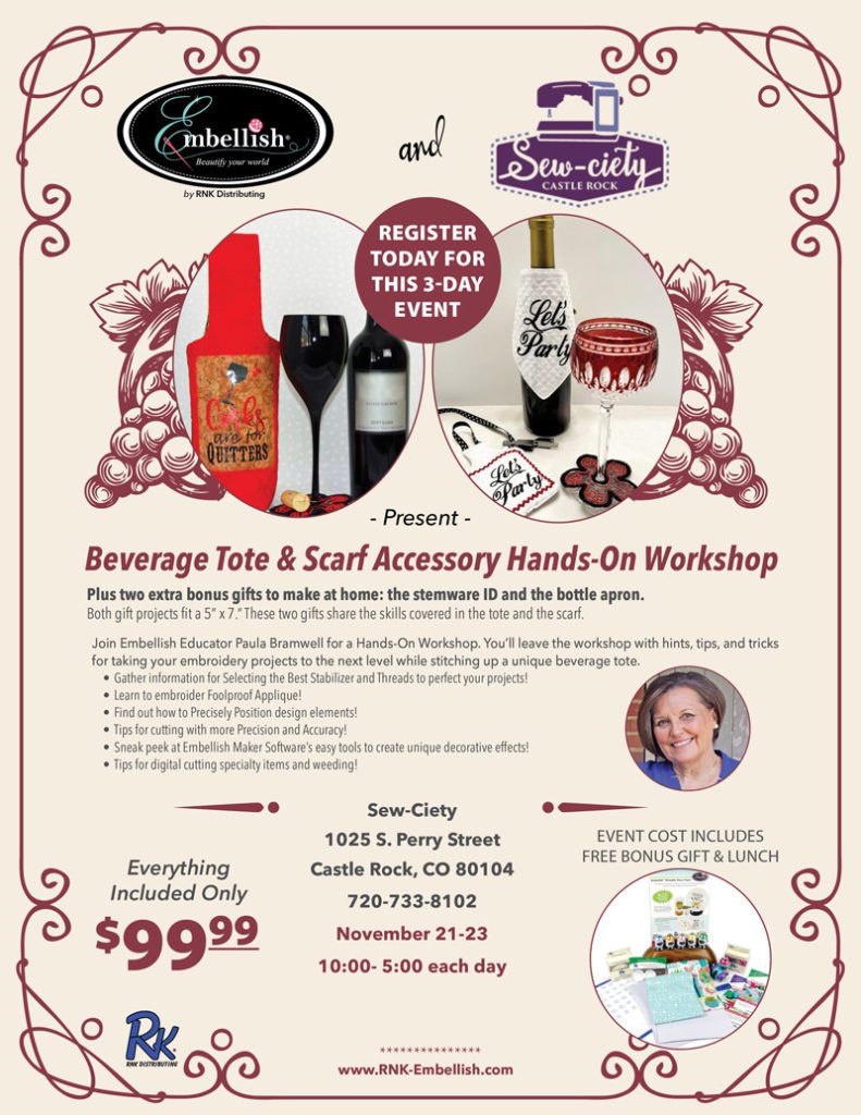 Sewing Newsletter from Sew-ciety | Castle Rock, Colorado