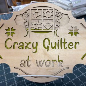 Crazy Quilter at Work